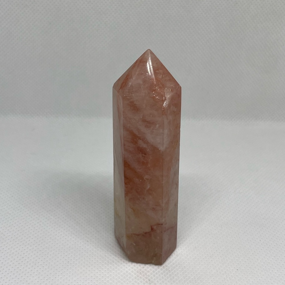 Fire Quartz Crystal Tower